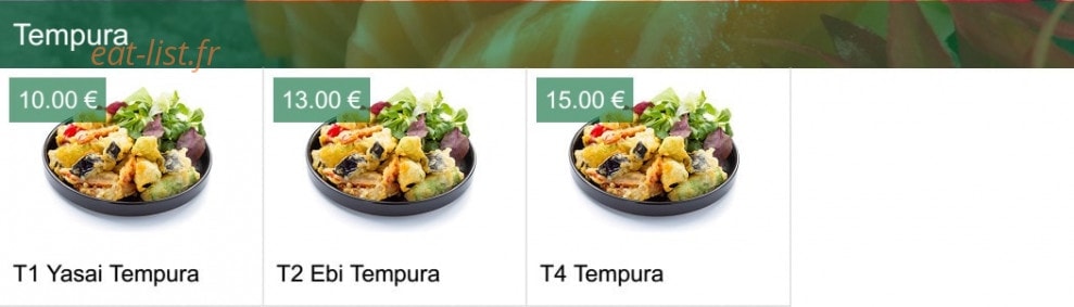 Sushi Izu — carte page 4
