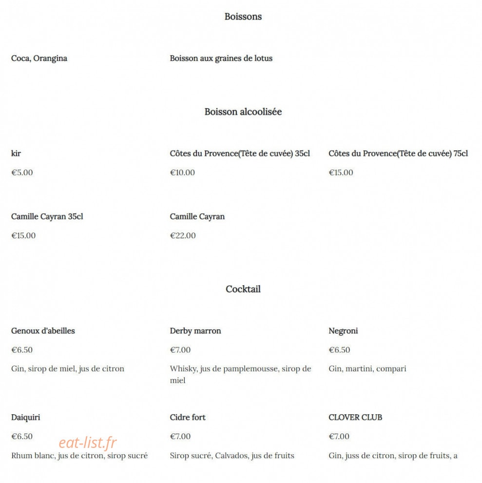 Viet grill — carte page 4