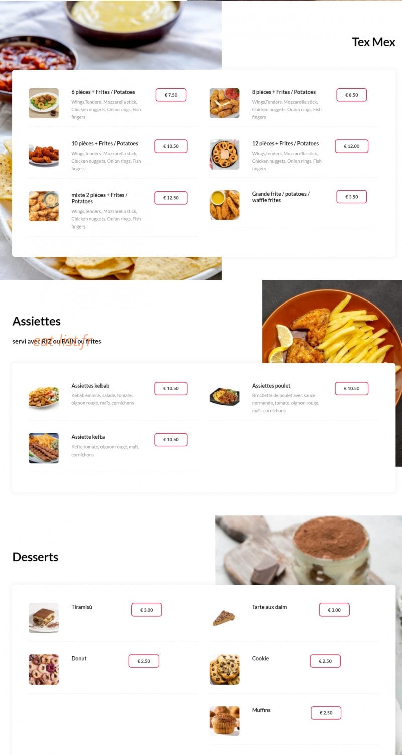 Basilico — carte page 6