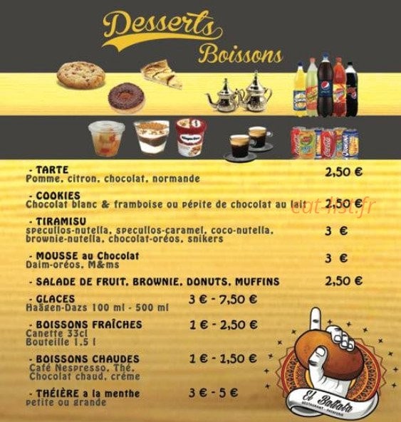 El Battata — carte page 1