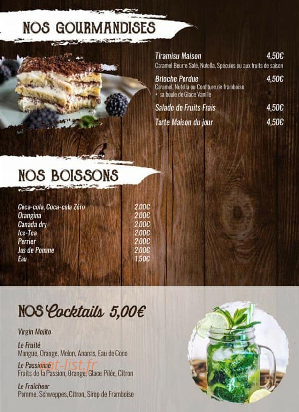 L'art du Boeuf — carte page 9