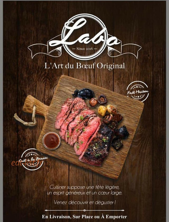 L'art du Boeuf — carte page 1