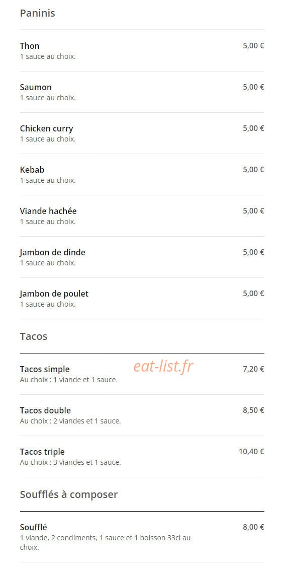 Le Family — carte page 7