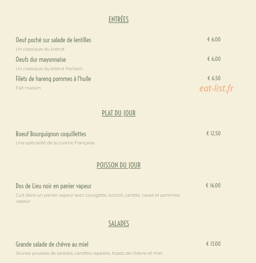 Madame Gen — carte page 1