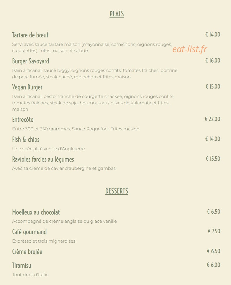 Madame Gen — carte page 2