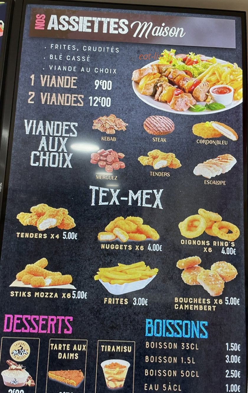 Meal Time — carte page 6