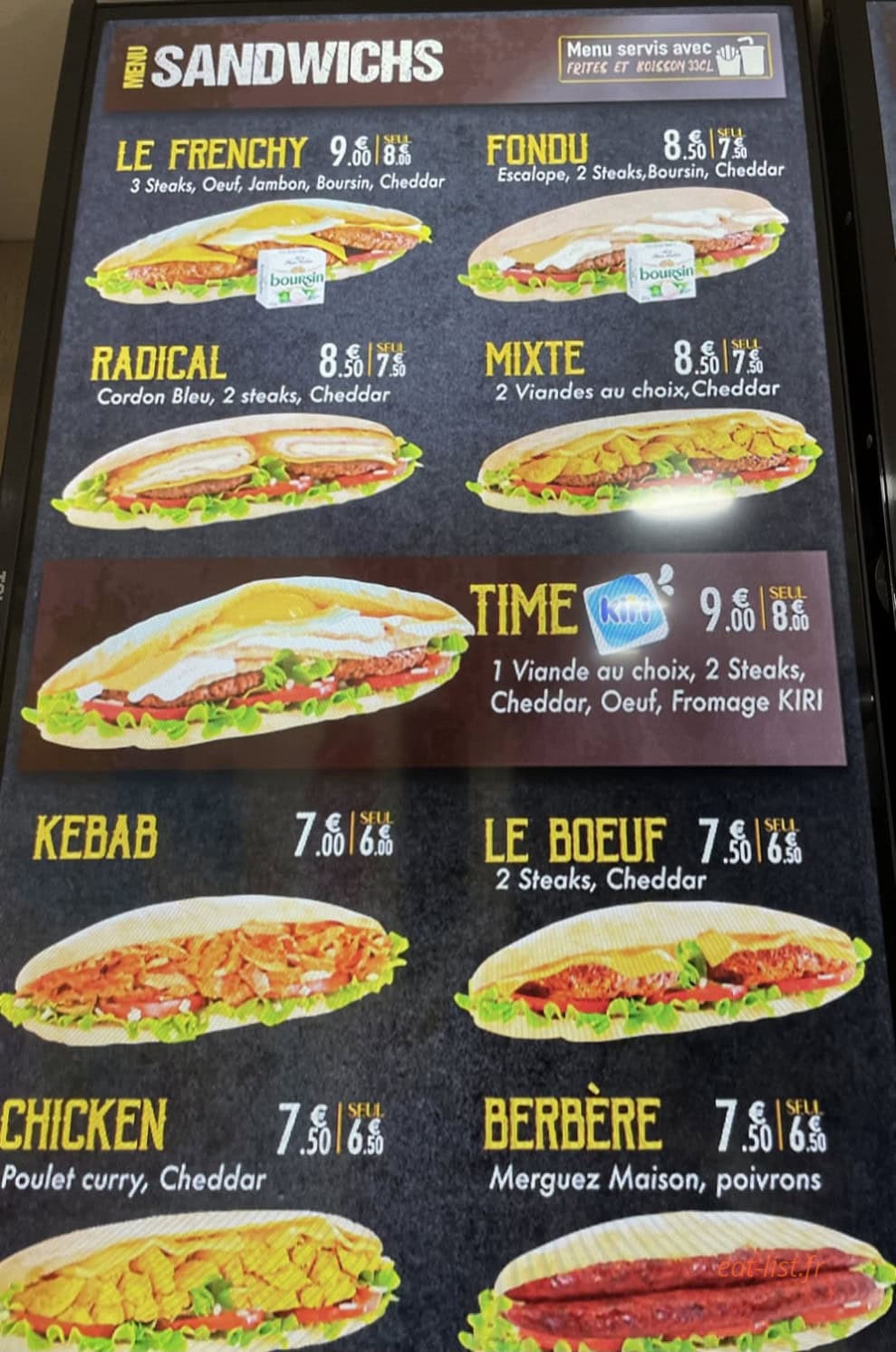 Meal Time — carte page 5
