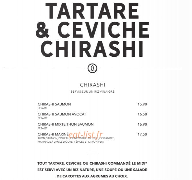 Sushi Shop — carte page 30