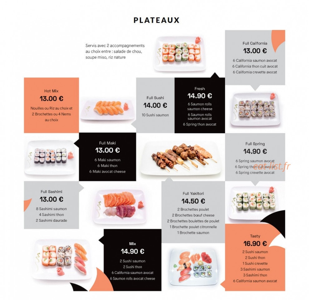Sushibar — carte page 6