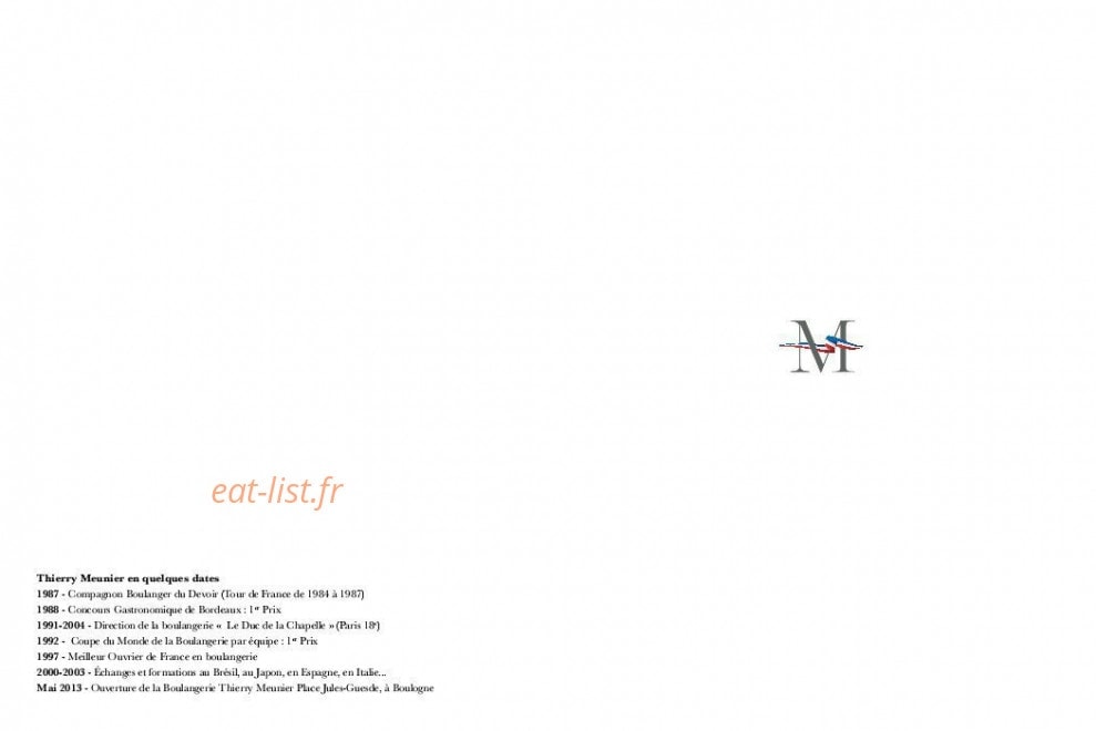 Thierry Meunier — carte page 2