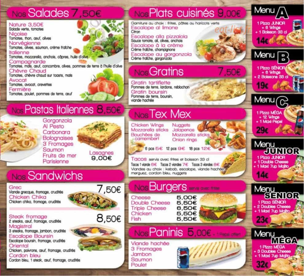 Allo pizza 30' — carte page 3