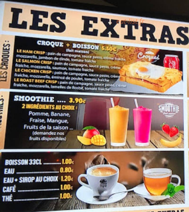 Fresh in — carte page 3