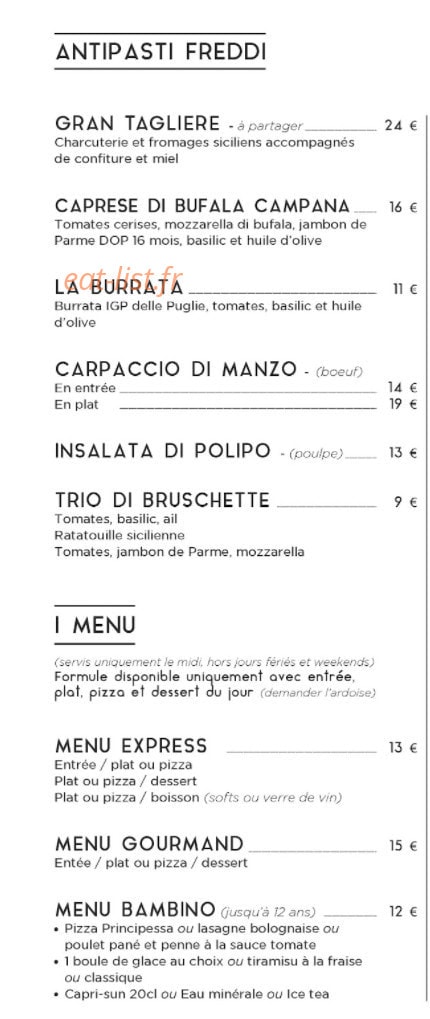 Il Capriccio — carte page 1