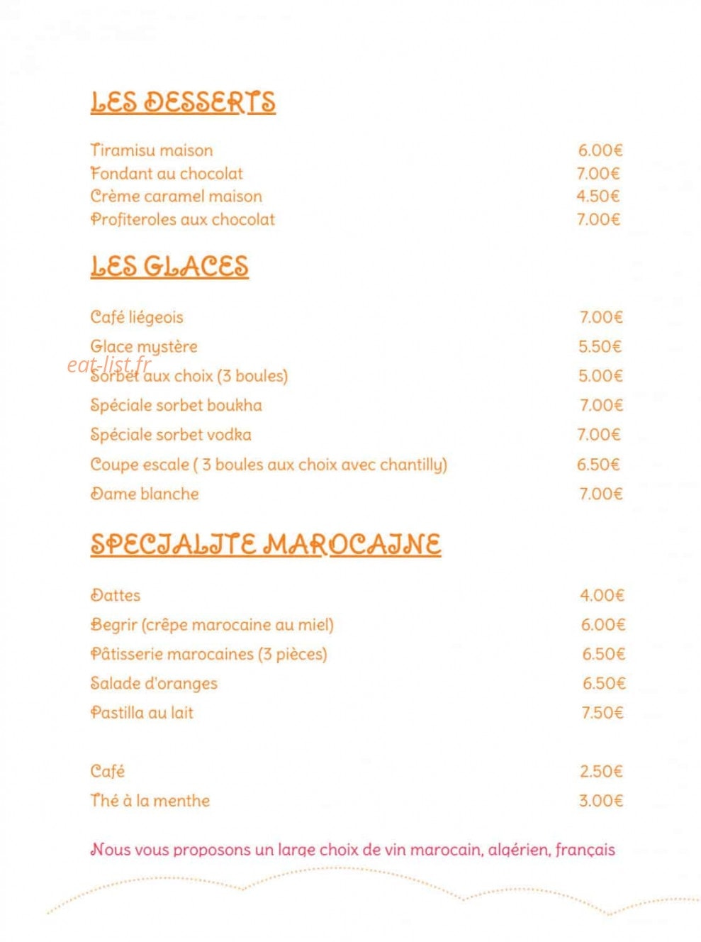 L'Escale — carte page 3