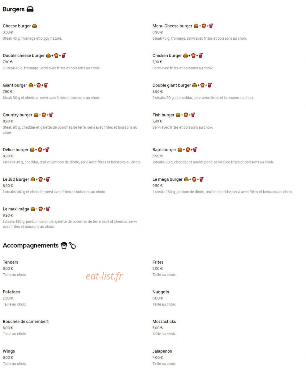 Le Must — carte page 4