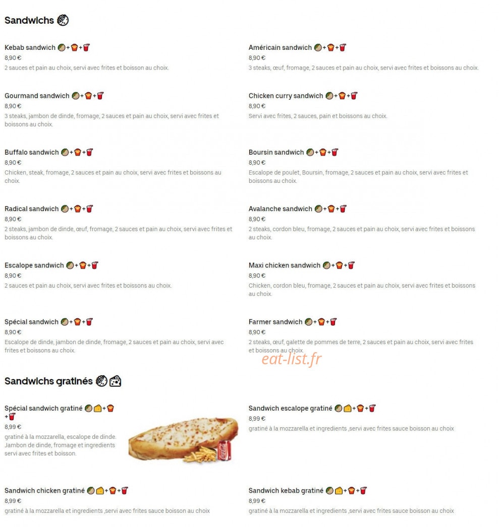 Le Must — carte page 3