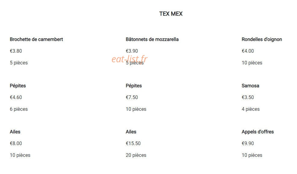 Mix cantine — carte page 7