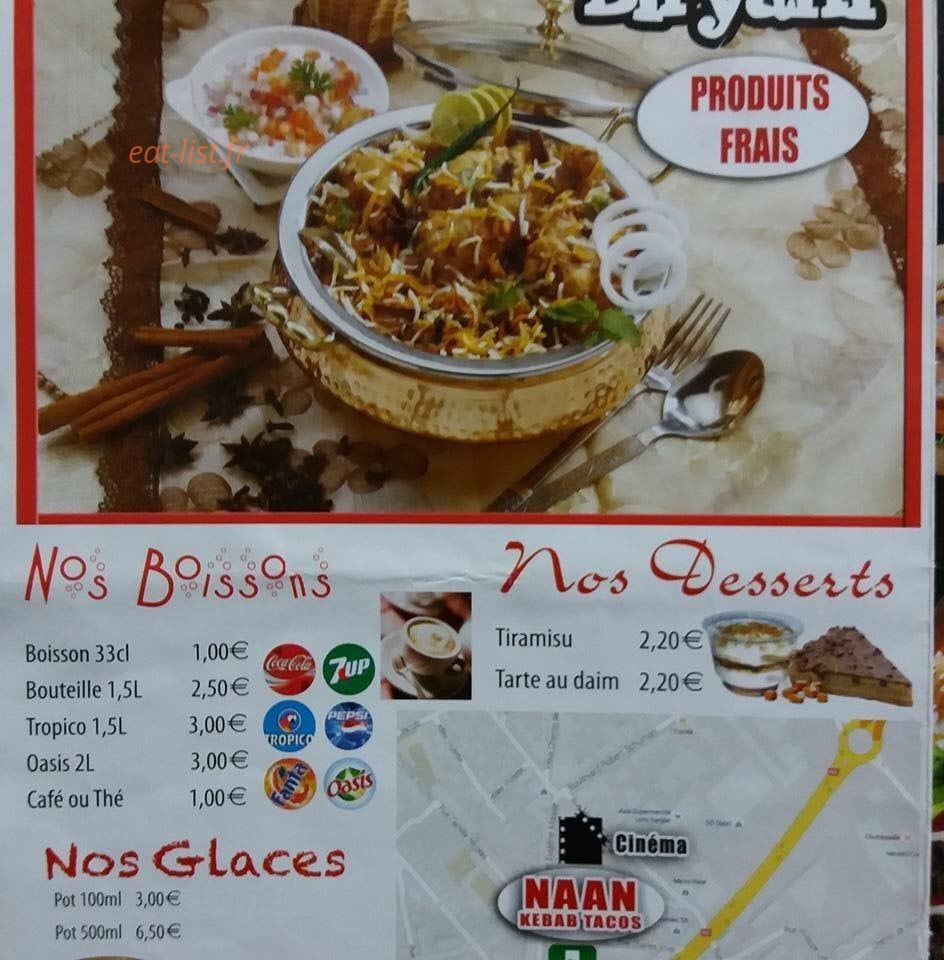 Naan Kebab — carte page 6