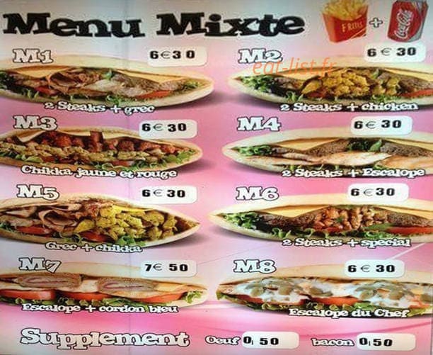 Naan Kebab — carte page 2