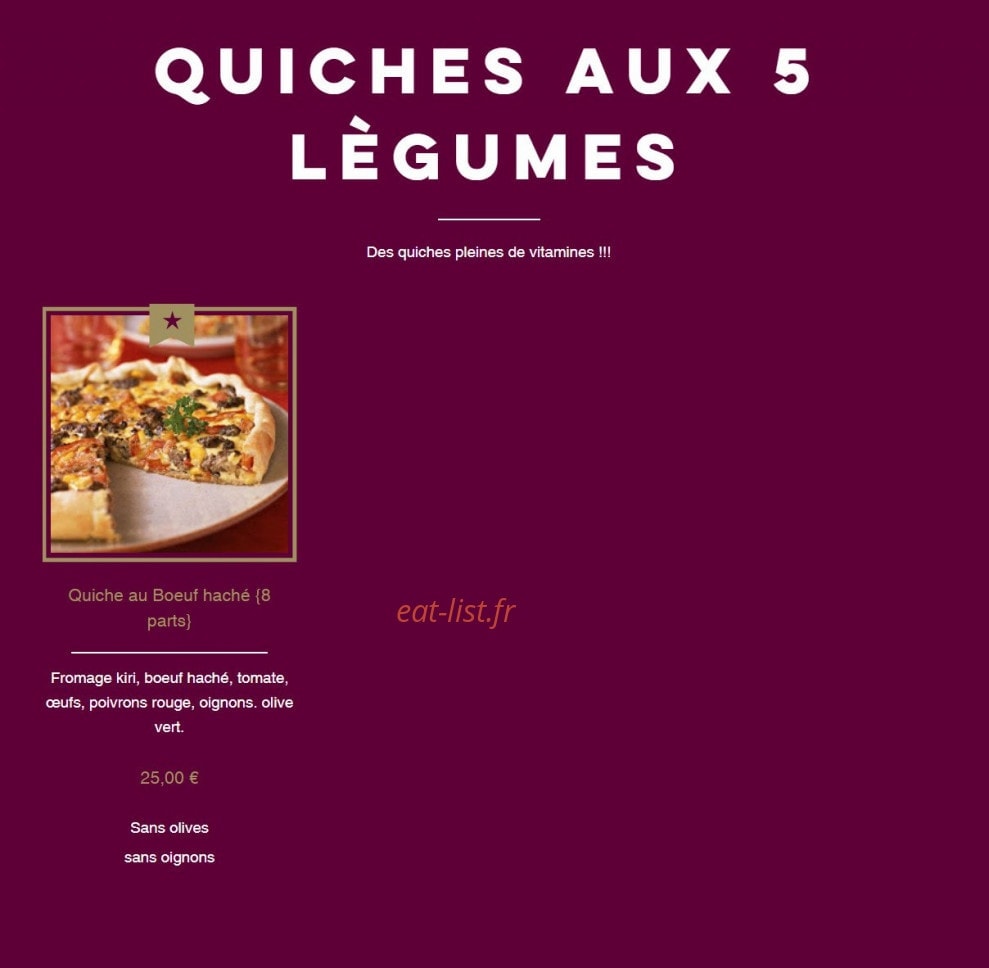 Sabor — carte page 2