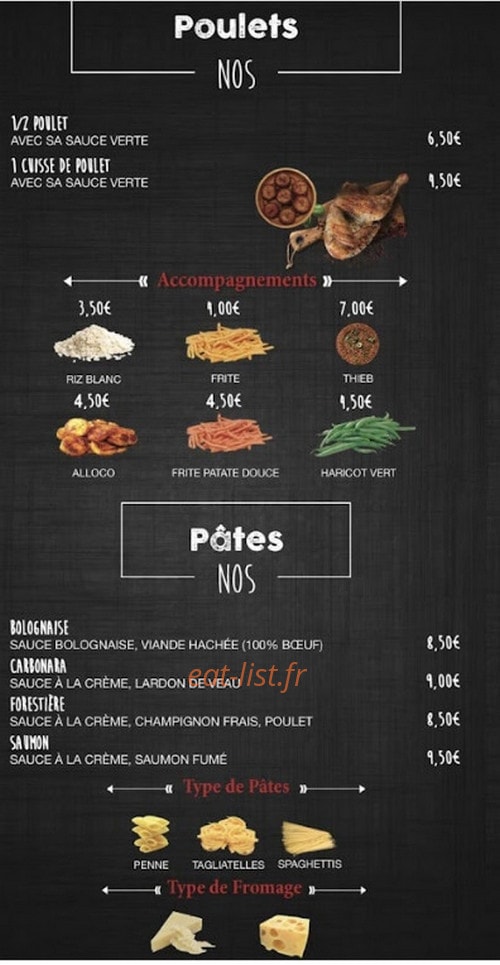 Afrik & street — carte page 4