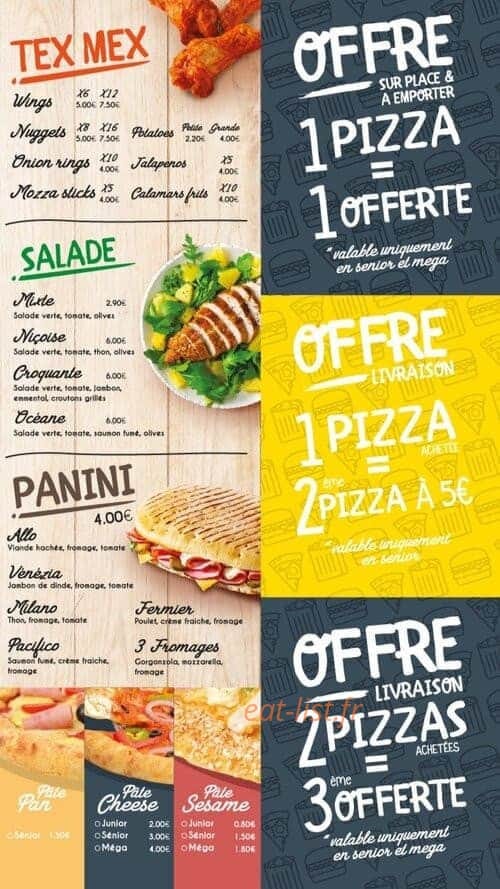 Allo Pizza — carte page 5