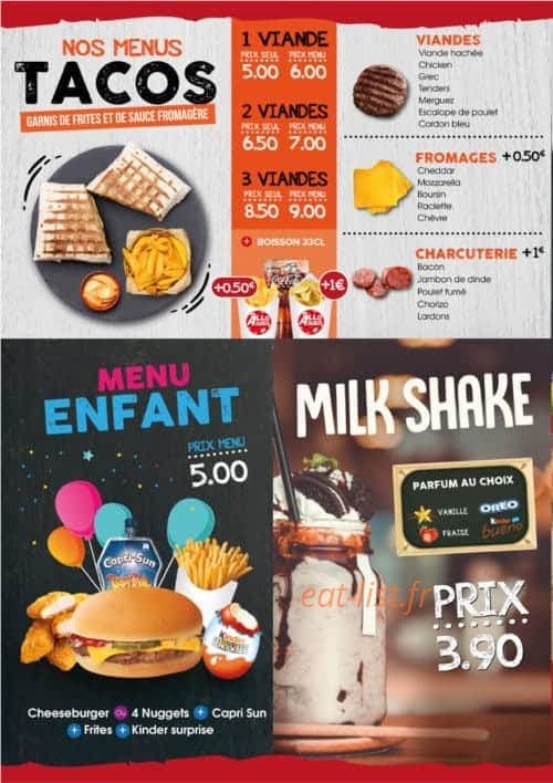 Allo Pizza — carte page 4