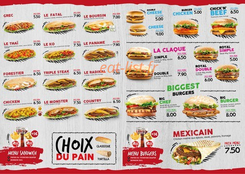 Allo Pizza — carte page 3