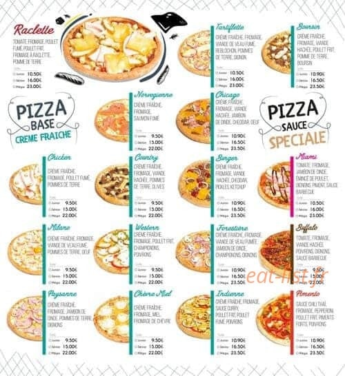 Allo Pizza — carte page 2