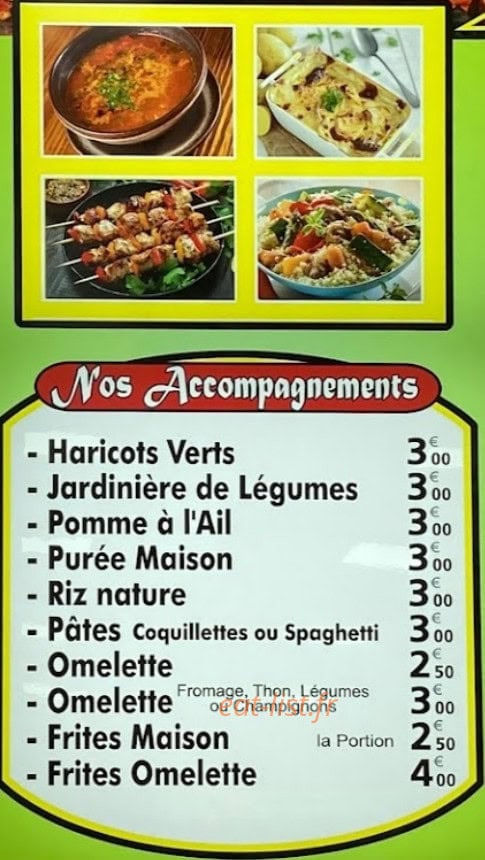 Aux Bonnes Grillades — carte page 4