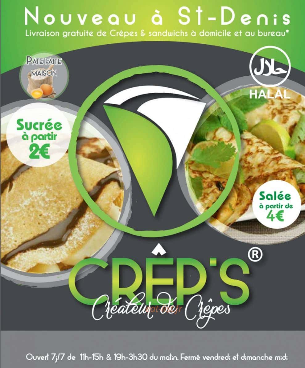 Crêp's — carte page 1