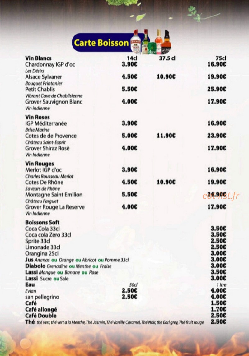 Curry House — carte page 8