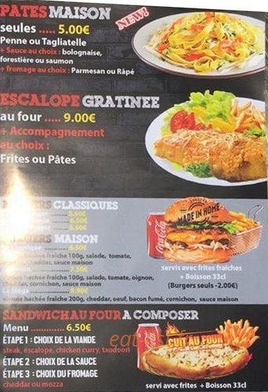 Ema Pizza — carte page 4