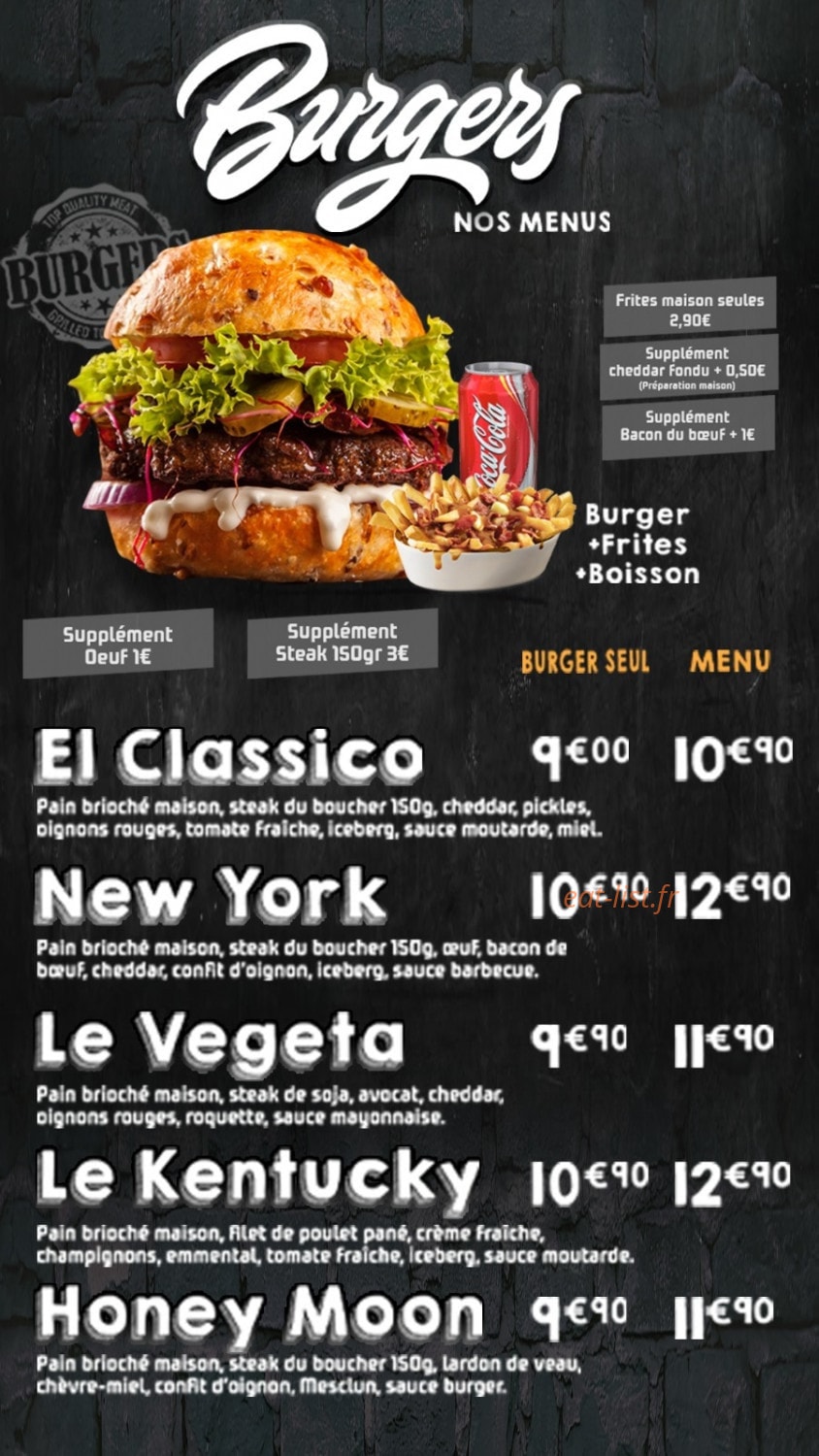 L'Atelier des pizzas — carte page 2