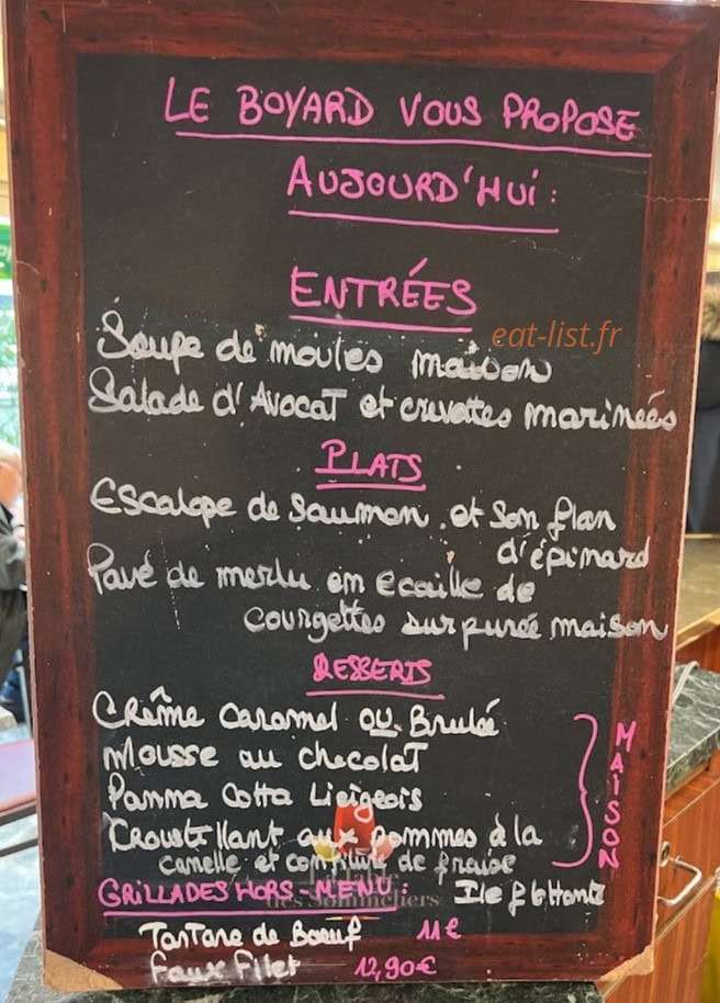 Le Boyard — carte page 1