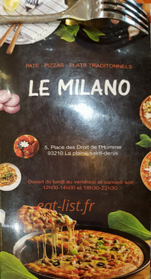 Le Milano — carte page 1