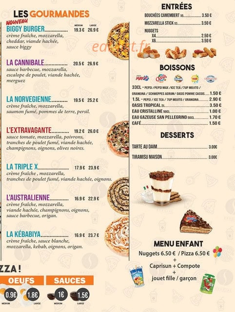 Le Special — carte page 7