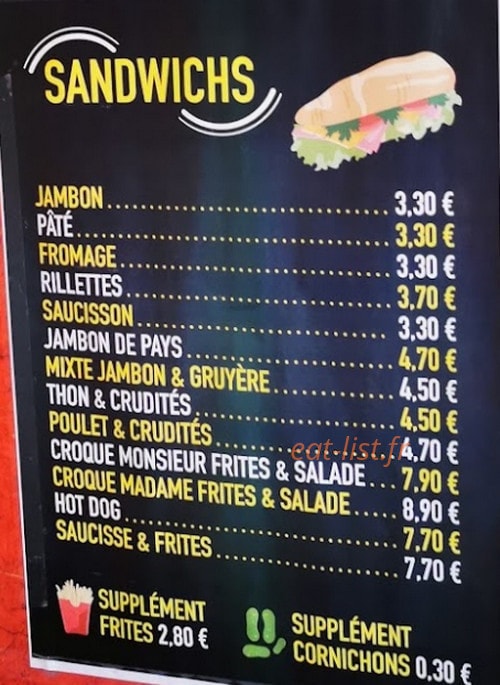 Les Bons Vivants — carte page 1