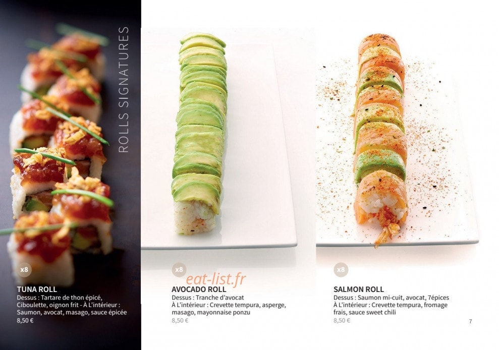 Mein Sushi — carte page 9