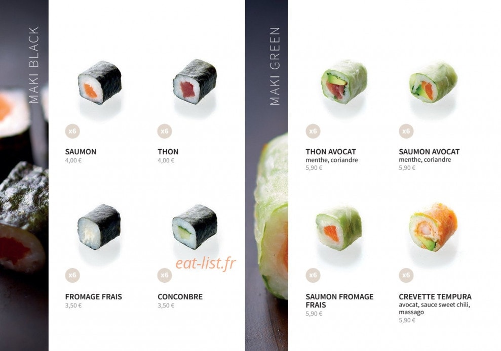 Mein Sushi — carte page 10