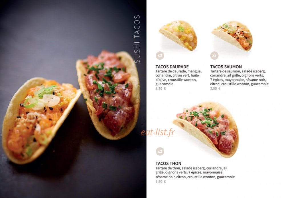 Mein Sushi — carte page 8