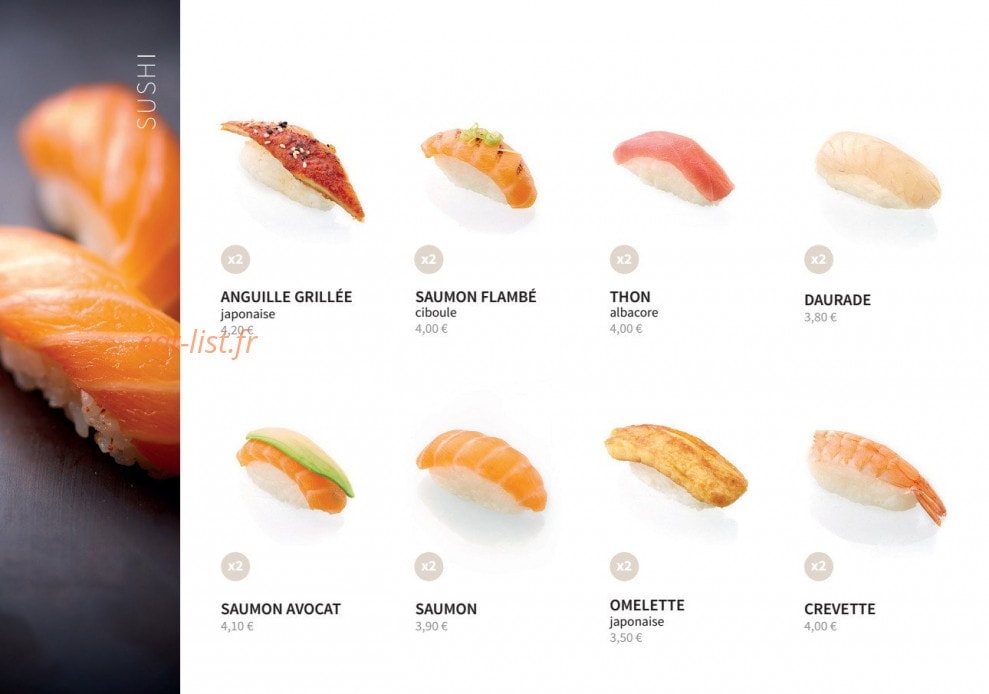 Mein Sushi — carte page 6