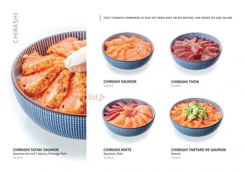 Mein Sushi — carte page 14