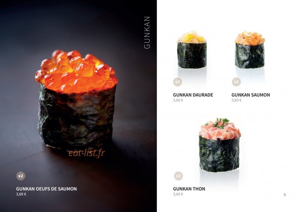 Mein Sushi — carte page 7