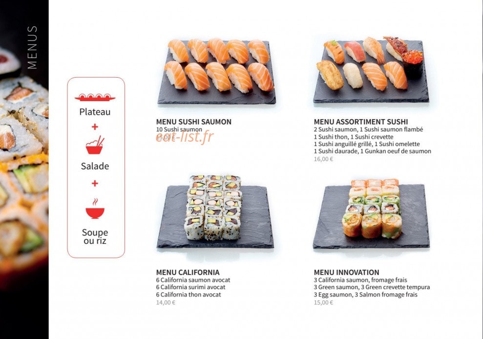 Mein Sushi — carte page 4
