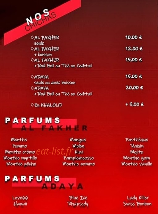 Nuit d'Orient — carte page 2