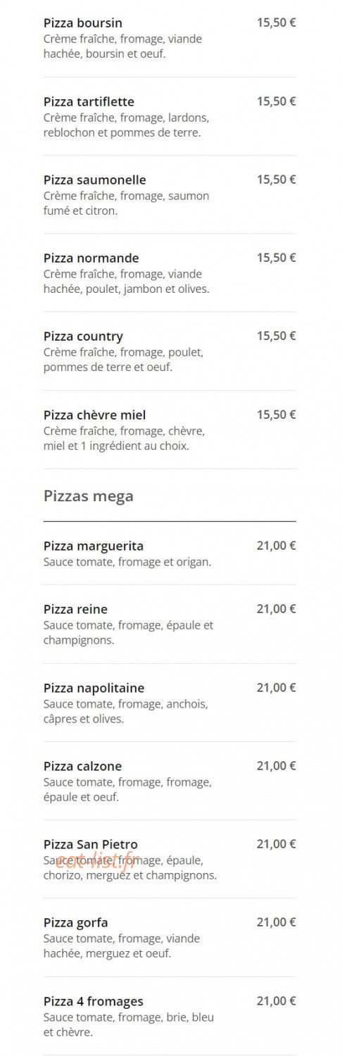 Pizza Di Napoli — carte page 7