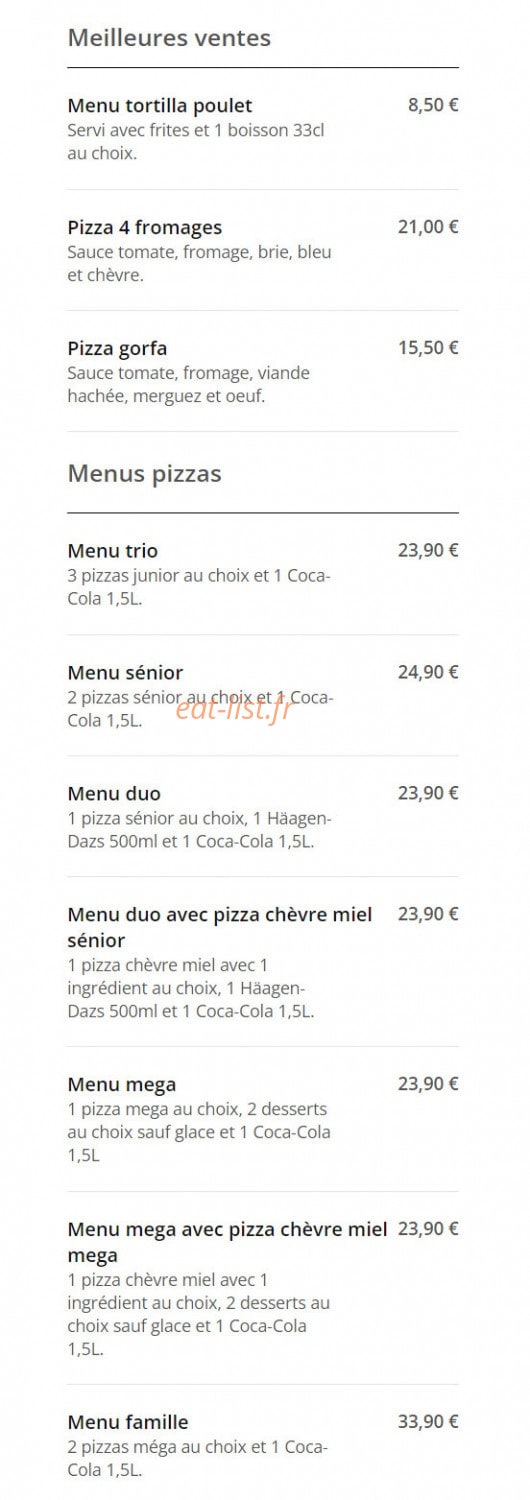 Pizza Di Napoli — carte page 1