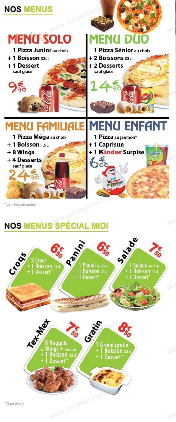Pizza taiba — carte page 3