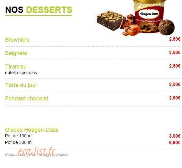 Pizza taiba — carte page 8